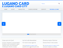 Tablet Screenshot of luganocard.ch